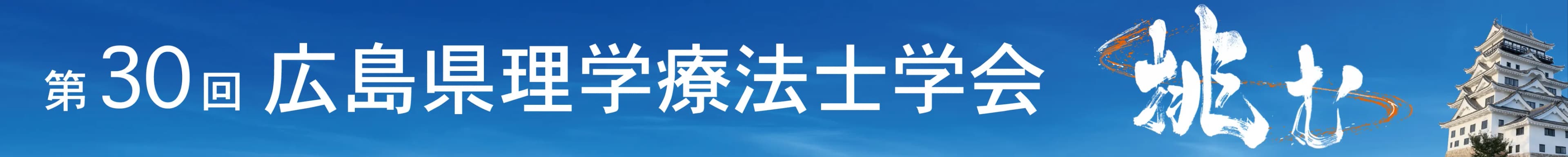 第30回広島県理学療法士学会