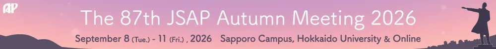 The 87th JSAP Autumn Meeting 2026